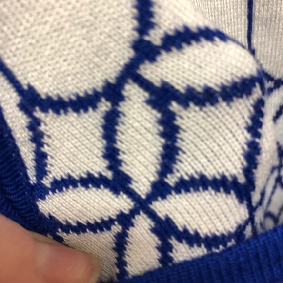 Blue China Knit Dress Super Comfortable - Picture 4 of 4